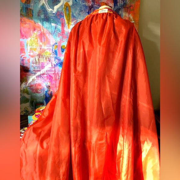 Rare Vintage ALICE of CALIFORNIA Vintage Floral 1960's MCM VIVID Maxi Skirt s/xs - Picture 3 of 9